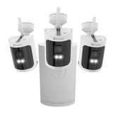 Swann AllSecure600 8-Channel 2K Wire-Free HD Wireless 64GB Micro SD NVR Security Camera System with 3 Wi-Fi Bullet Cameras