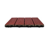 NewTechWood UltraShield Naturale 1 ft. x 1 ft. Quick Deck Outdoor Composite Deck Tile Sample in Swedish Red