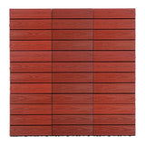 NewTechWood UltraShield Naturale 1 ft. x 1 ft. Quick Deck Outdoor Composite Deck Tile Sample in Swedish Red