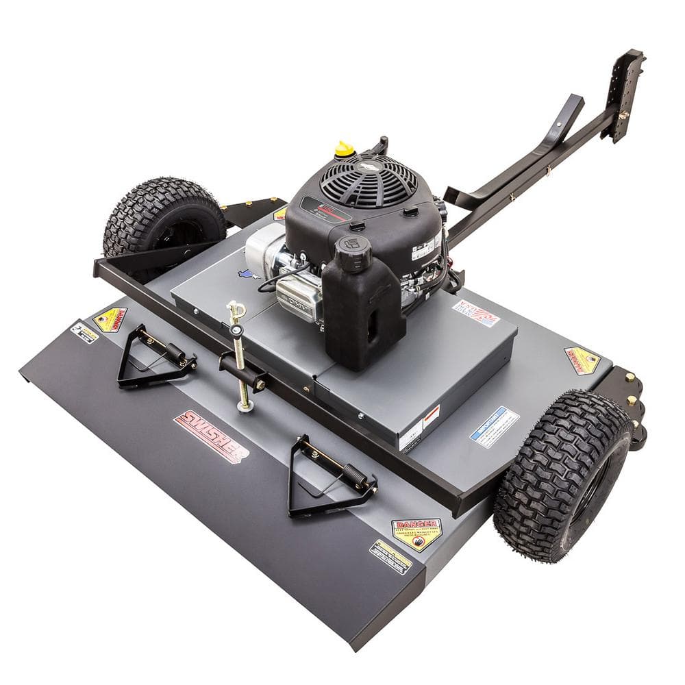 SWISHER 44 in. 11.5-HP 344 cc Briggs and Stratton Pull-Behind Finish Cut Lawn Mower