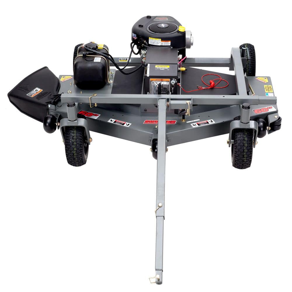 SWISHER 60 in. 15.5-HP 500 cc Briggs & Stratton Electric Start Pull-Behind Finish Cut Lawn Mower