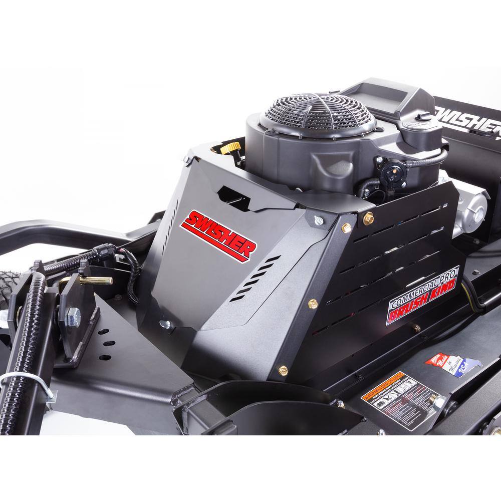 SWISHER Commercial Pro Brush King 44 in. 14.5-HP 12-Volt Kawasaki Pull-Behind Rough-Cut Trail Cutter