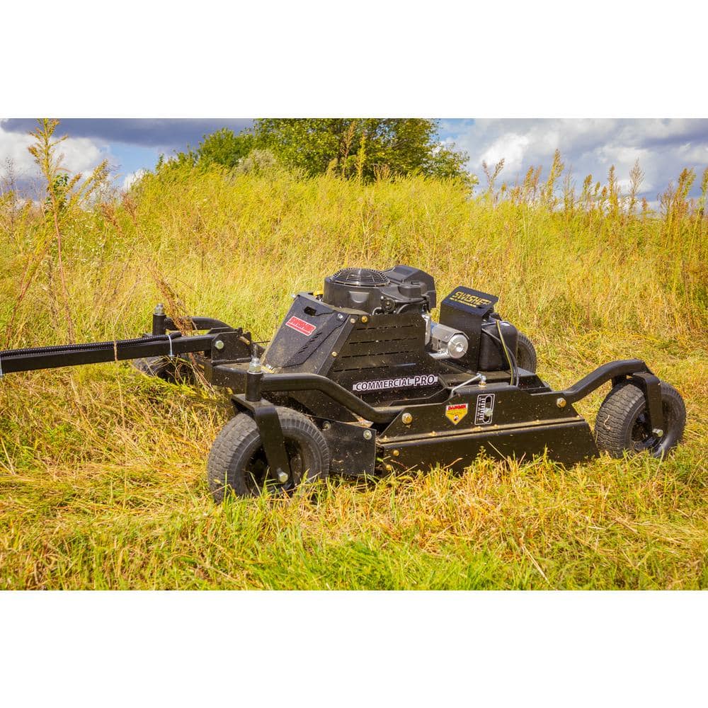 SWISHER Commercial Pro Brush King 44 in. 14.5-HP 12-Volt Kawasaki Pull-Behind Rough-Cut Trail Cutter