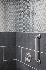 Moen Eva 12-in Brushed Nickel Wall Mount ADA-Compliant Grab Bar