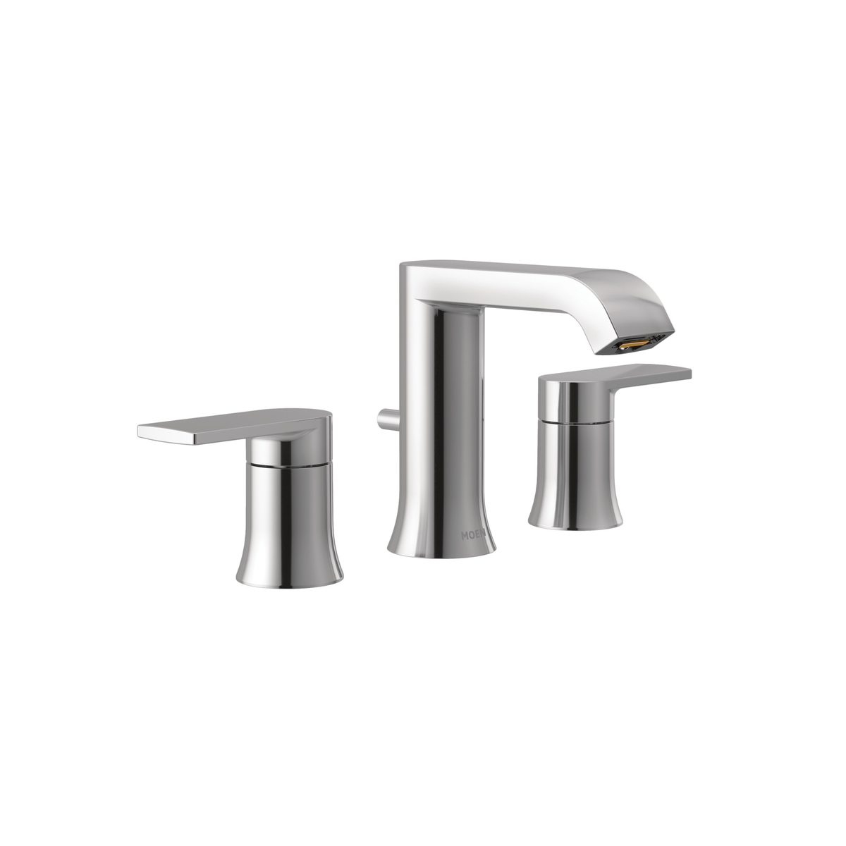 Moen Genta 8 in. Widespread 2‑Handle Bathroom Faucet in Spot Resist Brushed Nickel