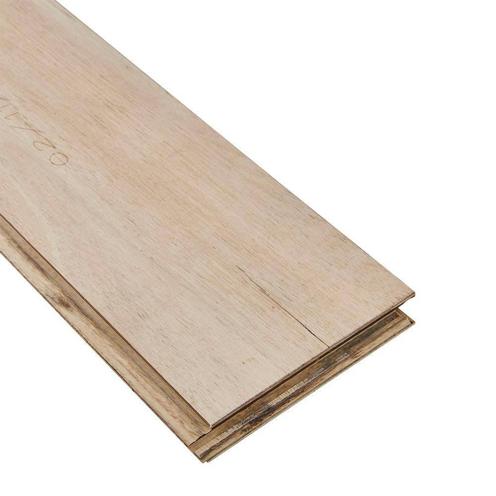 Bruce Time Honored Tan White Oak 3/8 in. T x 5 in. W T+G Smooth Engineered Hardwood Flooring (28.1 sq.ft./ctn)