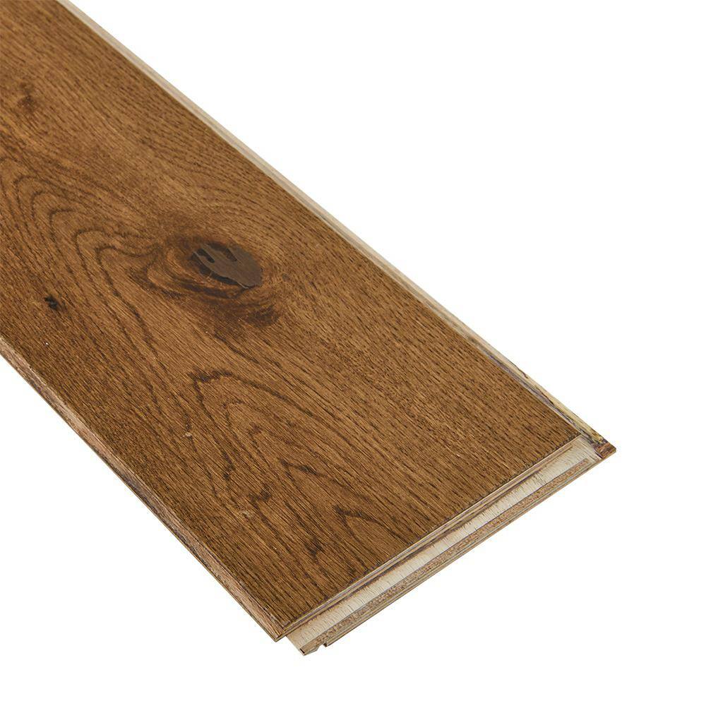 Bruce Time Honored Tan White Oak 3/8 in. T x 5 in. W T+G Smooth Engineered Hardwood Flooring (28.1 sq.ft./ctn)