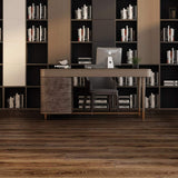 NATU Tan French Oak 3/8 in. T x 7.5 in. W Click Lock Wire Brushed Engineered Hardwood Flooring (19.4 sq.ft./case)