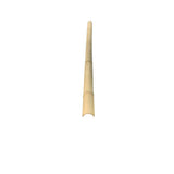 MGP 3.5 in. - 4 in. D x 60 in. L Natural Bamboo Half Round Fence Rail