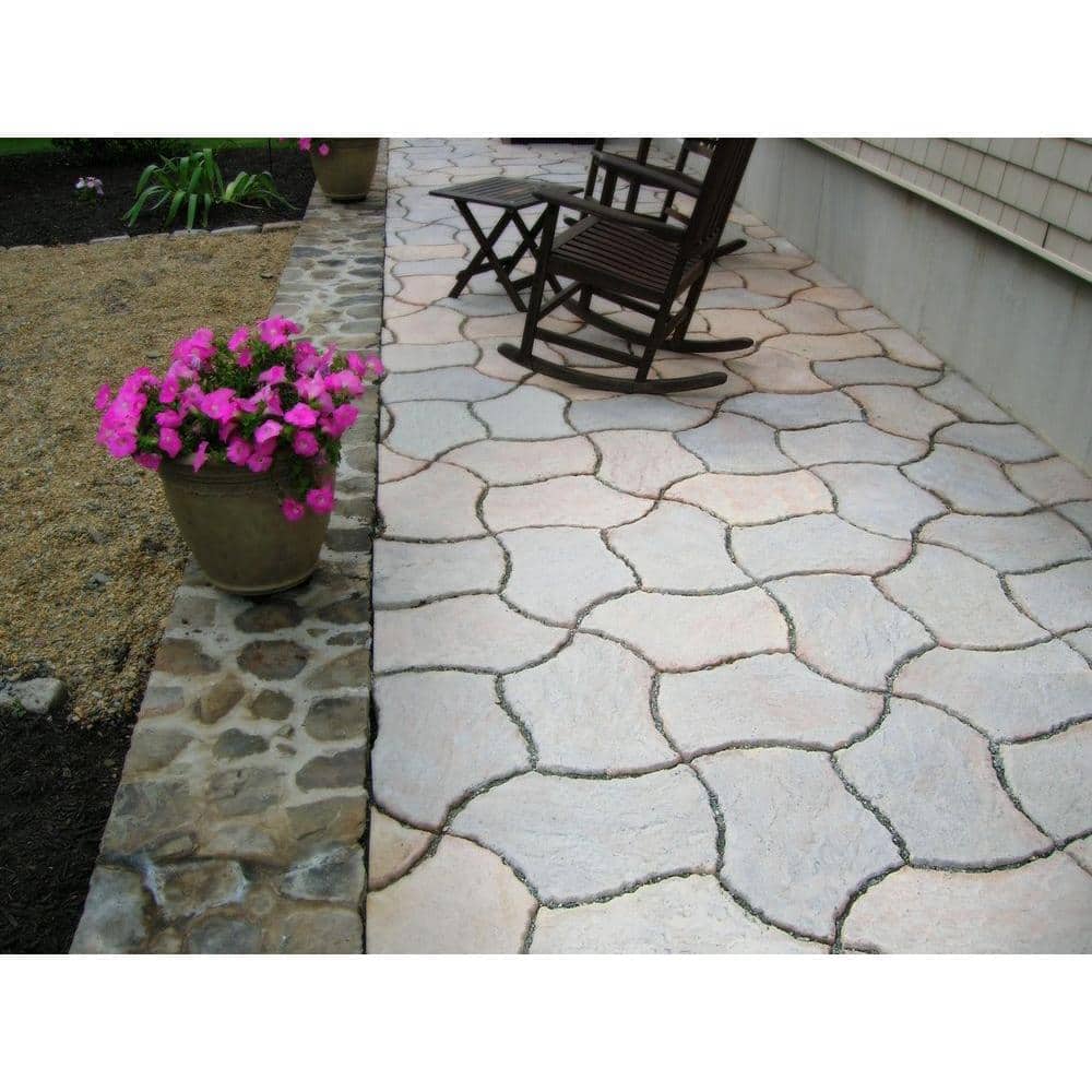 Nantucket Pavers Berkshire 13 in. x 19 in. Tan Variegated Irregular Paver Kit (60-Pieces per Pallet)