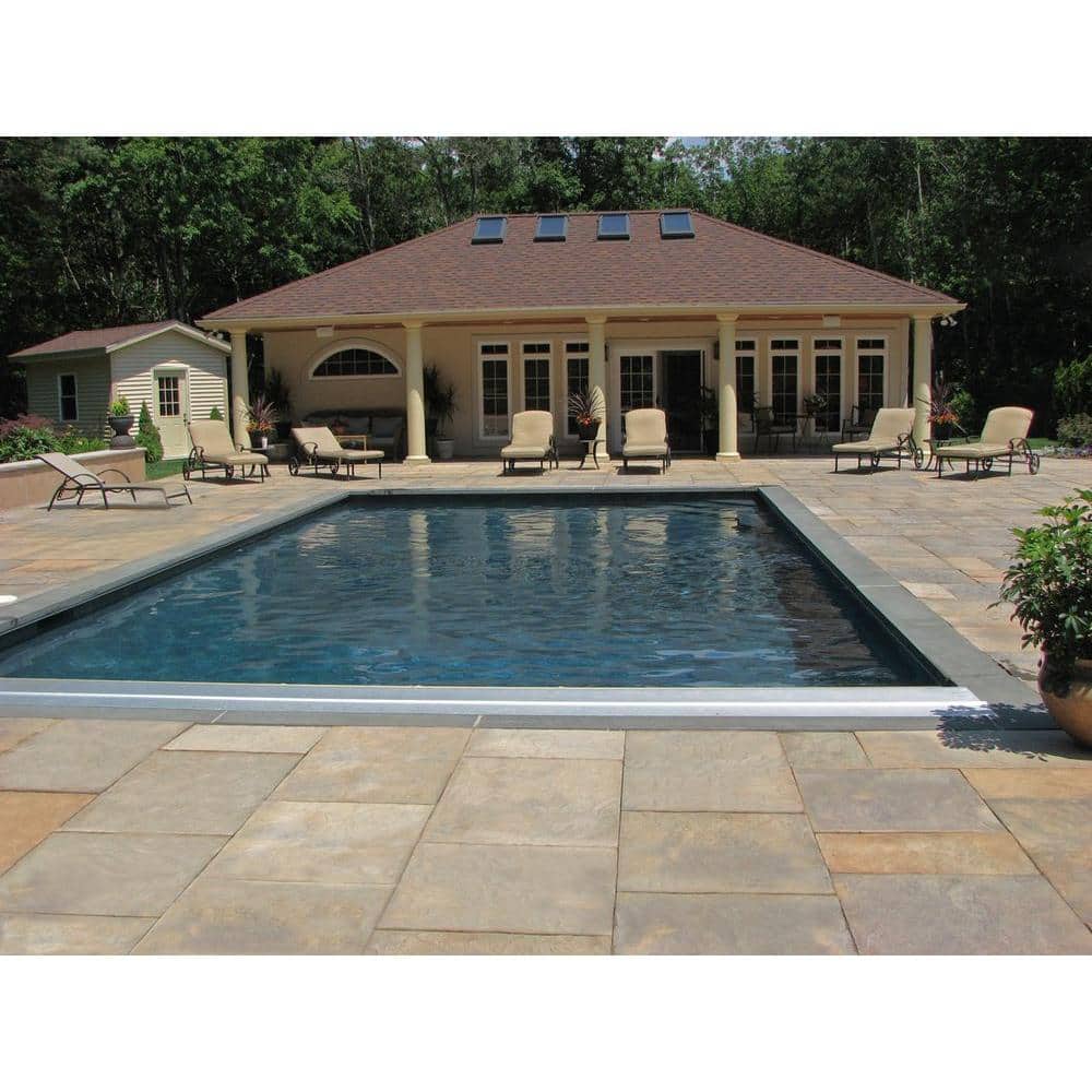 Nantucket Pavers Patio-on-a-Pallet 18 in. x 18 in. Concrete Tan Variegated Traditional Yorkstone Paver (32 Pieces/72 Sq Ft)