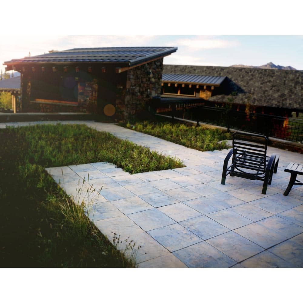 Nantucket Pavers Patio-on-a-Pallet 18 in. x 18 in. Concrete Tan Variegated Traditional Yorkstone Paver (32 Pieces/72 Sq Ft)