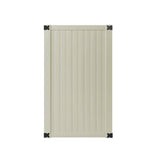 Veranda 3.5 ft. x 6 ft. Tan Vinyl Somerset Privacy Fence Gate