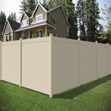 Veranda Pro-Series 6 ft. H x 8 ft. W Tan Vinyl Woodbridge Privacy Fence Panel