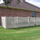 Weatherables 5 in. x 5 in. Tan Vinyl External Pyramid Post Cap
