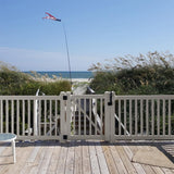 Weatherables 44 in. Vinyl Tan Railing Post Sleeve Kit