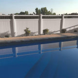 Weatherables Bradford 6 ft. H x 8 ft. W Tan Vinyl Privacy Fence Panel Kit