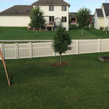 Weatherables Davenport 5 ft. H x 6 ft. W Tan Vinyl Semi-Privacy Fence Panel Kit