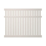 Weatherables Davenport 6 ft. H x 6 ft. W Tan Vinyl Semi-Privacy Fence Panel Kit