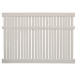 Weatherables Huntington 5 ft. H x 6 ft. W Tan Vinyl Semi-Privacy Fence Panel Kit