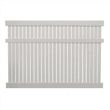 Weatherables Huntington 5 ft. H x 6 ft. W Tan Vinyl Semi-Privacy Fence Panel Kit