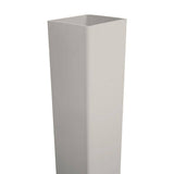 Weatherables Tan Vinyl Fence Blank Post 5x5x8 ft.