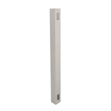 Weatherables 5 in. x 5 in. x 8 ft. Tan Vinyl Fence End Post