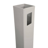 Weatherables 5 in. x 5 in. x 8 ft. Tan Vinyl Fence End Post