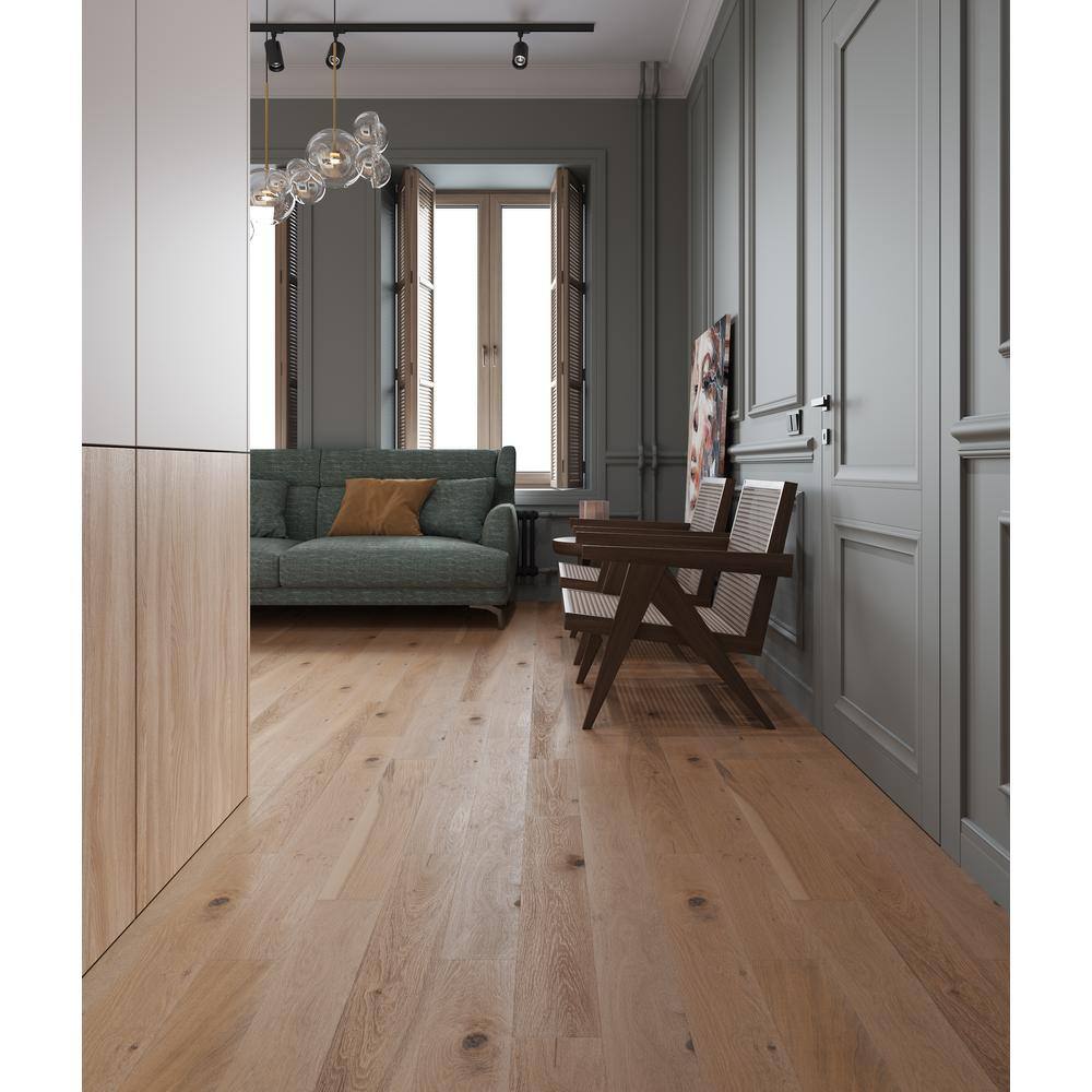 ACQUA FLOORS Tate Oak 1/4 in. T x 5 in. W Click Lock Engineered Hardwood Flooring (16.68 sq.ft./case)
