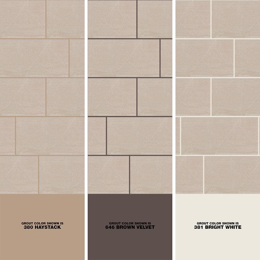 Daltile Rorington Taupe 12 in. x 24 in. Glazed Porcelain Floor and Wall Tile (17.6 sq. ft./Case)