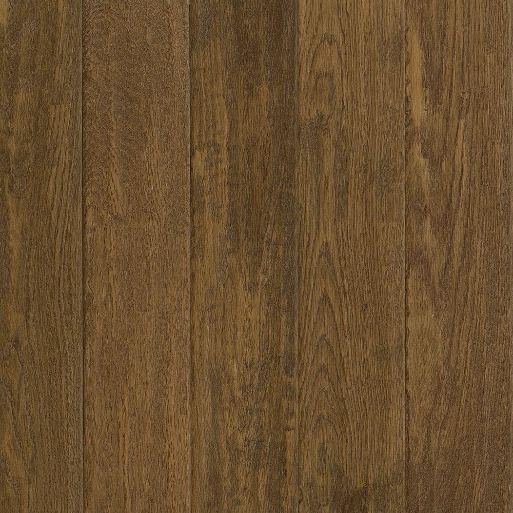 Bruce American Vintage Tawny Oak 3/8 in. T x 5 in. W T+G Hand Scraped Engineered Hardwood Flooring (25 sq.ft./ctn)