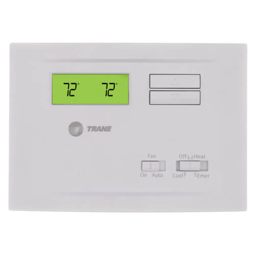 Trane TCONT103AN21HA thermostat - front view (Features: Keypad Lockout; Product Type: Thermostat)