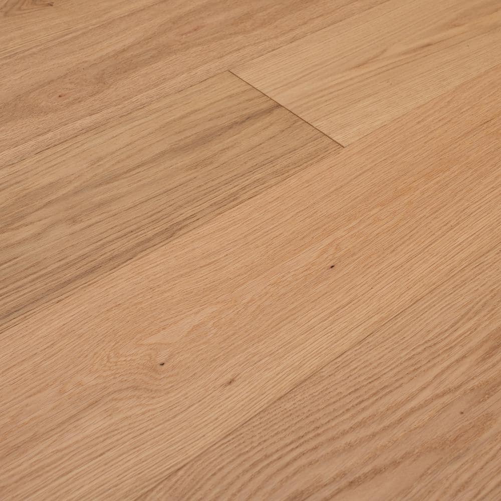 ASPEN FLOORING Teaberry White Oak 1/2 in. T x 7.5 in. W Tongue and Groove Wire Brushed Engineered Hardwood Flooring (30.4 sqft/case)