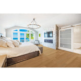 ASPEN FLOORING Teaberry White Oak 1/2 in. T x 7.5 in. W Tongue and Groove Wire Brushed Engineered Hardwood Flooring (30.4 sqft/case)