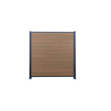 Frame It All 6 ft. x 6 ft. Valla Composite Fence Panel Teak (10-Pack)