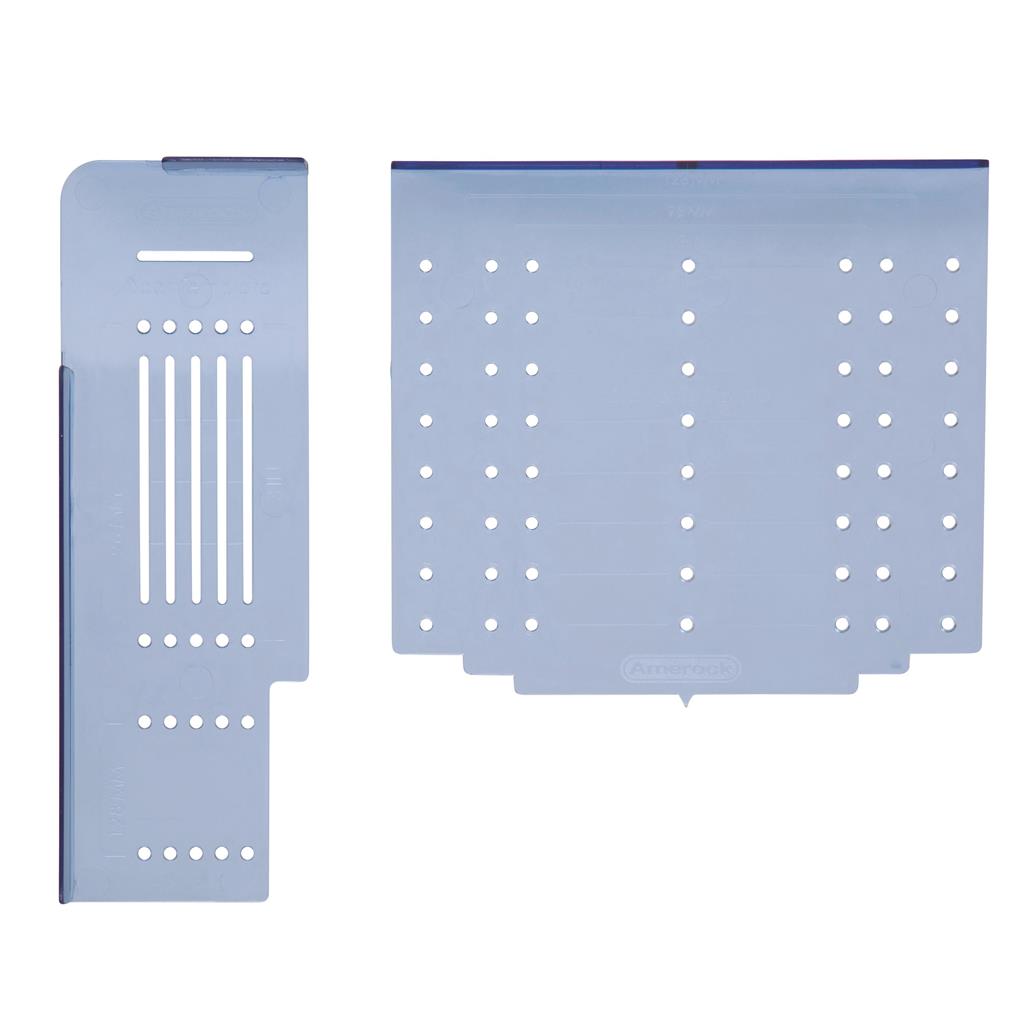 Amerock Cabinet Hardware Installation Template – Door/Drawer Combo Pack (TMPMULTI)