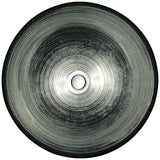 ANZZI Tara Deco-Glass Vessel Sink in Precious Storm, 16.5 x 5.7 in