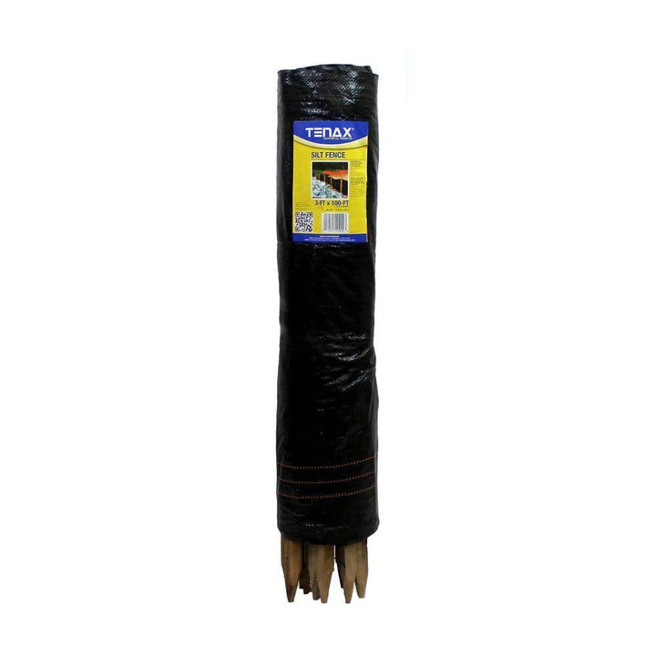 Tenax 2 Ft x 100 Ft Silt Fence Black