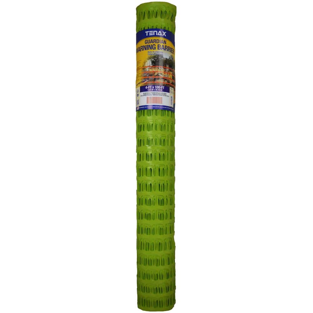 Tenax 4 ft. x 100 ft. Kryptonight High Visibility Safety Fence