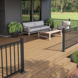 Deckorators Summit Terra Slotted Composite Deck Board - 1 in. x 6 in. x 16 ft. | Surestone Technology