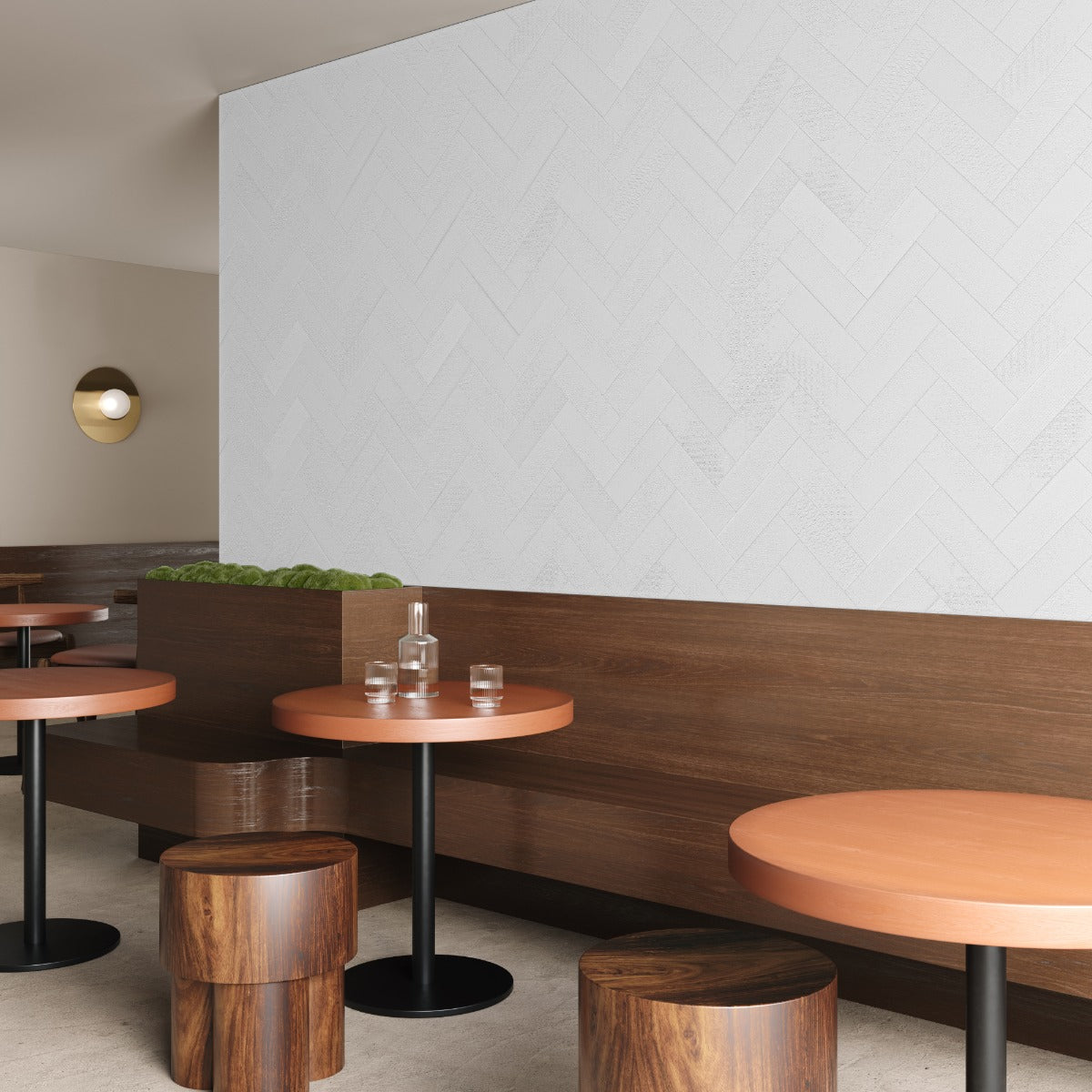 Tessuto White Matte Porcelain Subway Tile 4x12 - Lux Tile