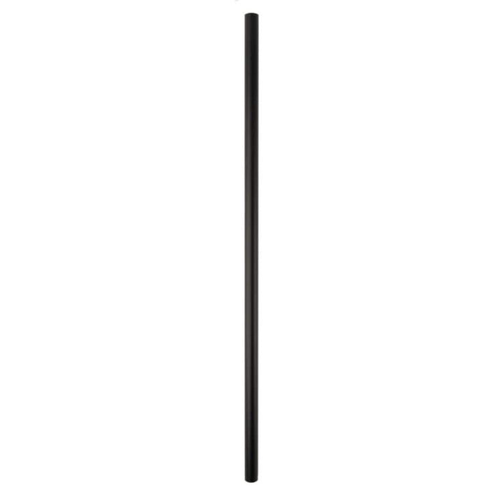 Deckorators 26 in. x .75 in. Textured Black Aluminum Round Classic Baluster (10-Pack)