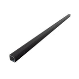 Deckorators 26 in. x .75 in. Textured Black Aluminum Square-Shaped Estate Baluster (10-Pack)