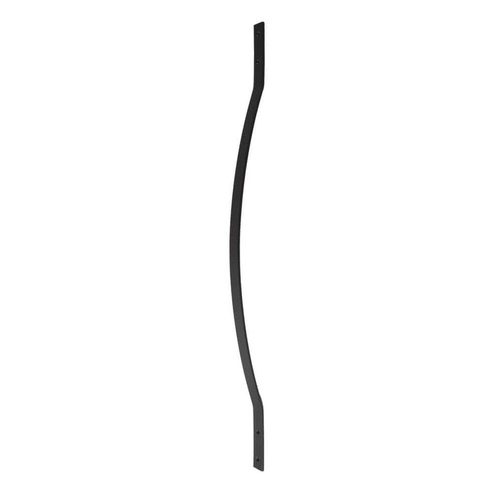 Deckorators 32-1/4 in. x 1 in. Textured Black Aluminum Arc Baluster (5-Pack)