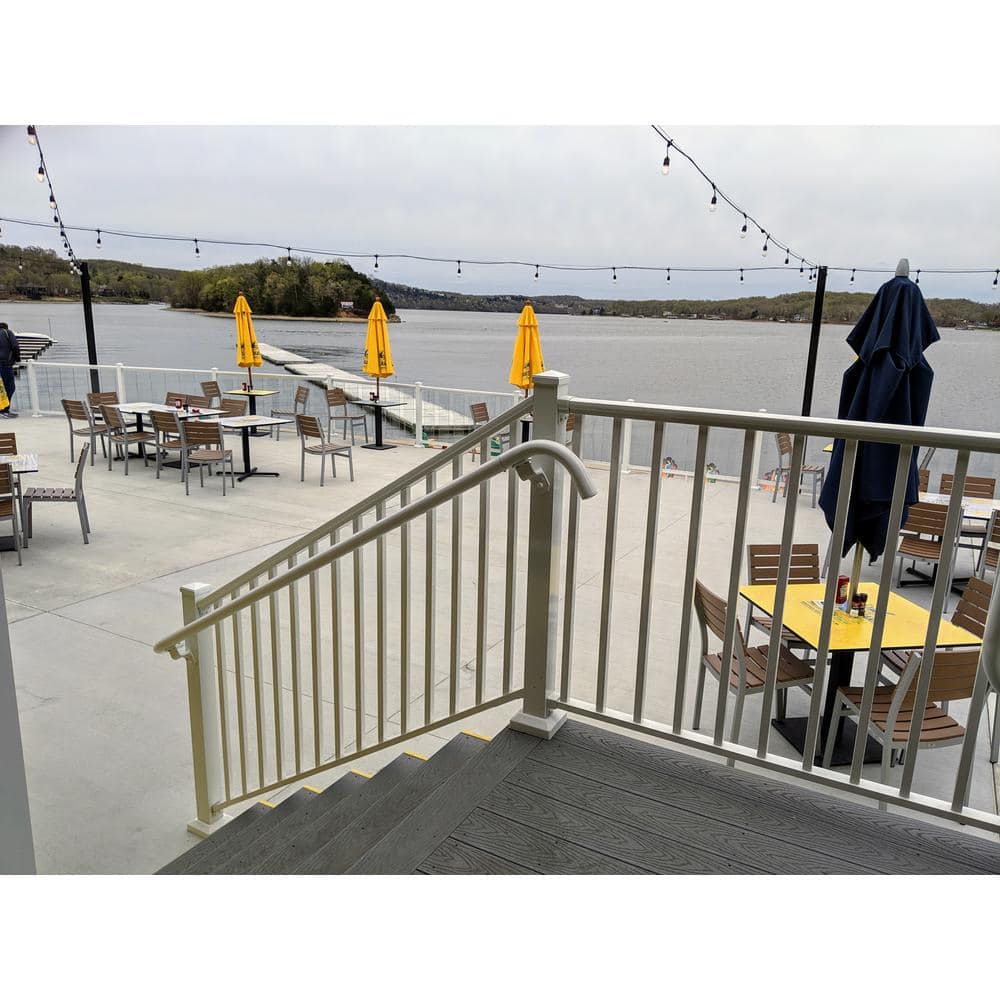 EZ Handrail Textured Black Aluminum 90 Degree Radius Hand Rail Elbow