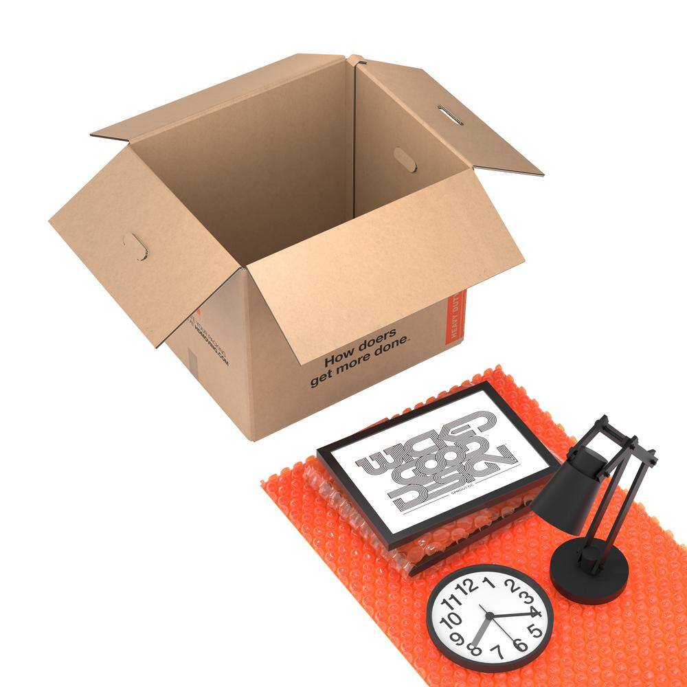 The Home Depot 24 in. L x 20 in. W x 21 in. D Heavy-Duty Extra-Large Moving Box with Handles (30-Pack)