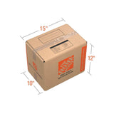 The Home Depot 15 in. L x 10 in. W x 12 in. Heavy-Duty Extra-Small Moving Box (20-Pack)