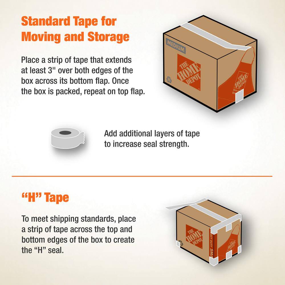 The Home Depot 15 in. L x 10 in. W x 12 in. Heavy-Duty Extra-Small Moving Box (30-Pack)