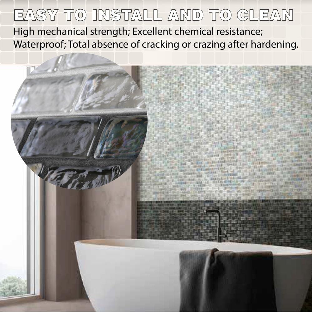 The Tile Doctor Starlike Crystal EVO 700 11 lbs. Translucent Glass Tile Grout