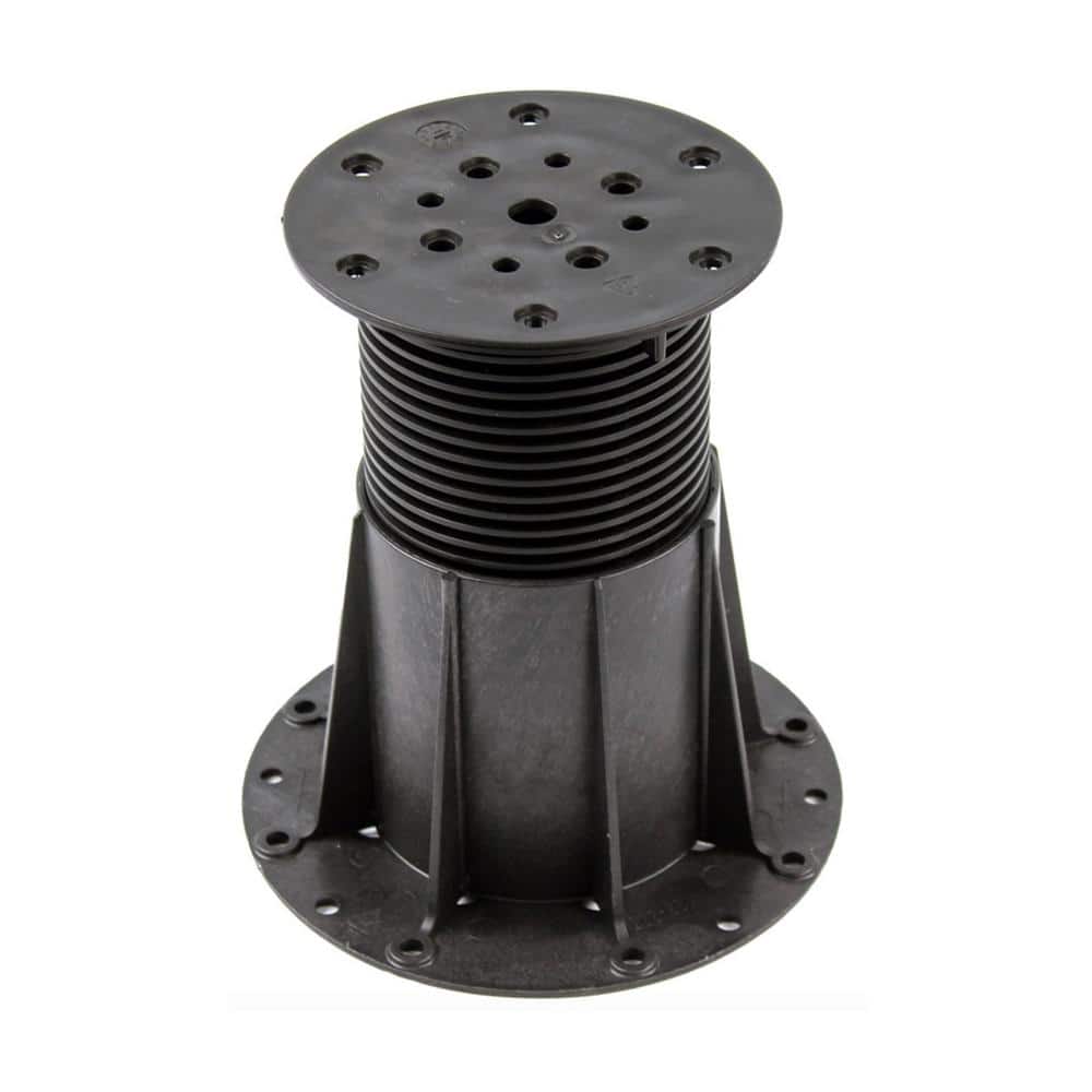 The Tile Doctor 914652-12 Plastic Adjustable Pedestal for Tile and Paver Pedestal System Adjusts 4.25-9.75" (12-Pieces/Box)